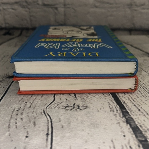 Diary of a Wimpy Kid Double Down & Get Away by Jeff Kinney 2 HARD COVER BOOKS - Picture 9 of 9